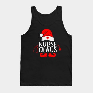 Nurse Claus Funny Christmas Gift for Nurses Tank Top